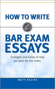bar exam essays book